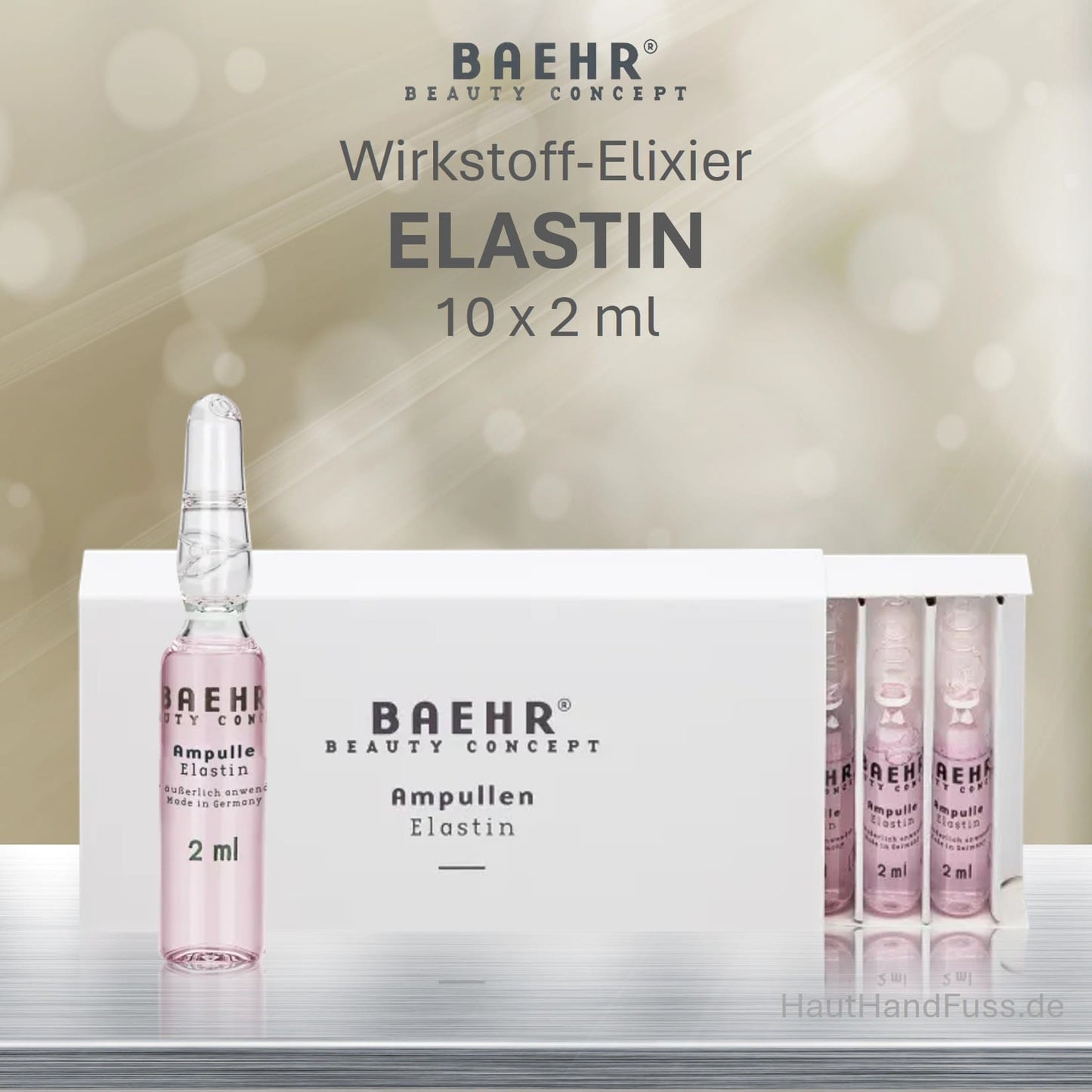 BAEHR Wirkstoff Ampullen "Elastin" 10 x 2 ml bei HautHandFuss.de