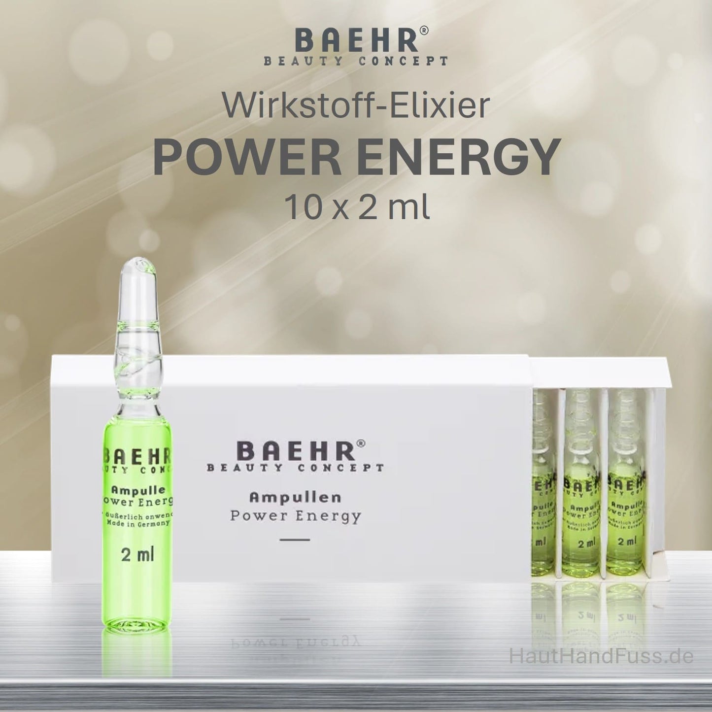 BAEHR Wirkstoff Ampullen "Power-Energy" 10 x 2 ml bei HautHandFuss.de