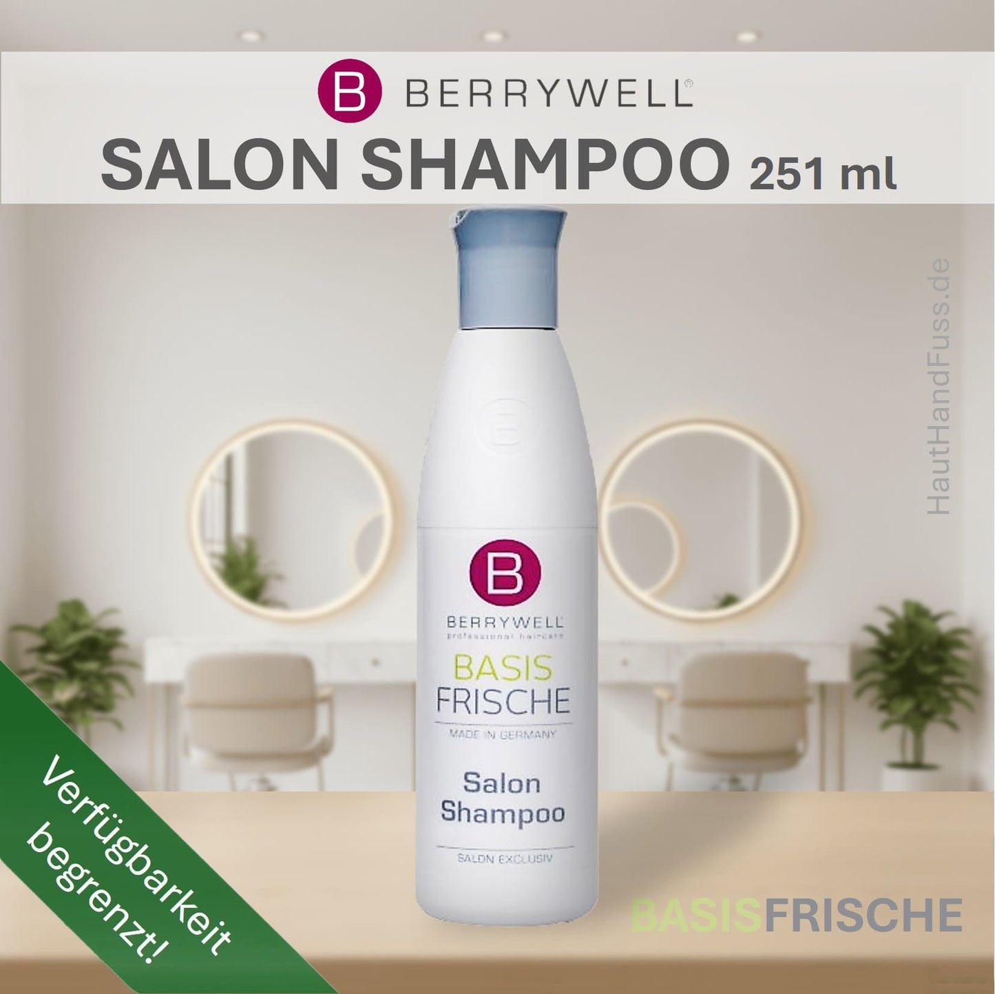 Berrywell Basisfrische Salon Shampoo 251 ml bei HautHandFuss.de