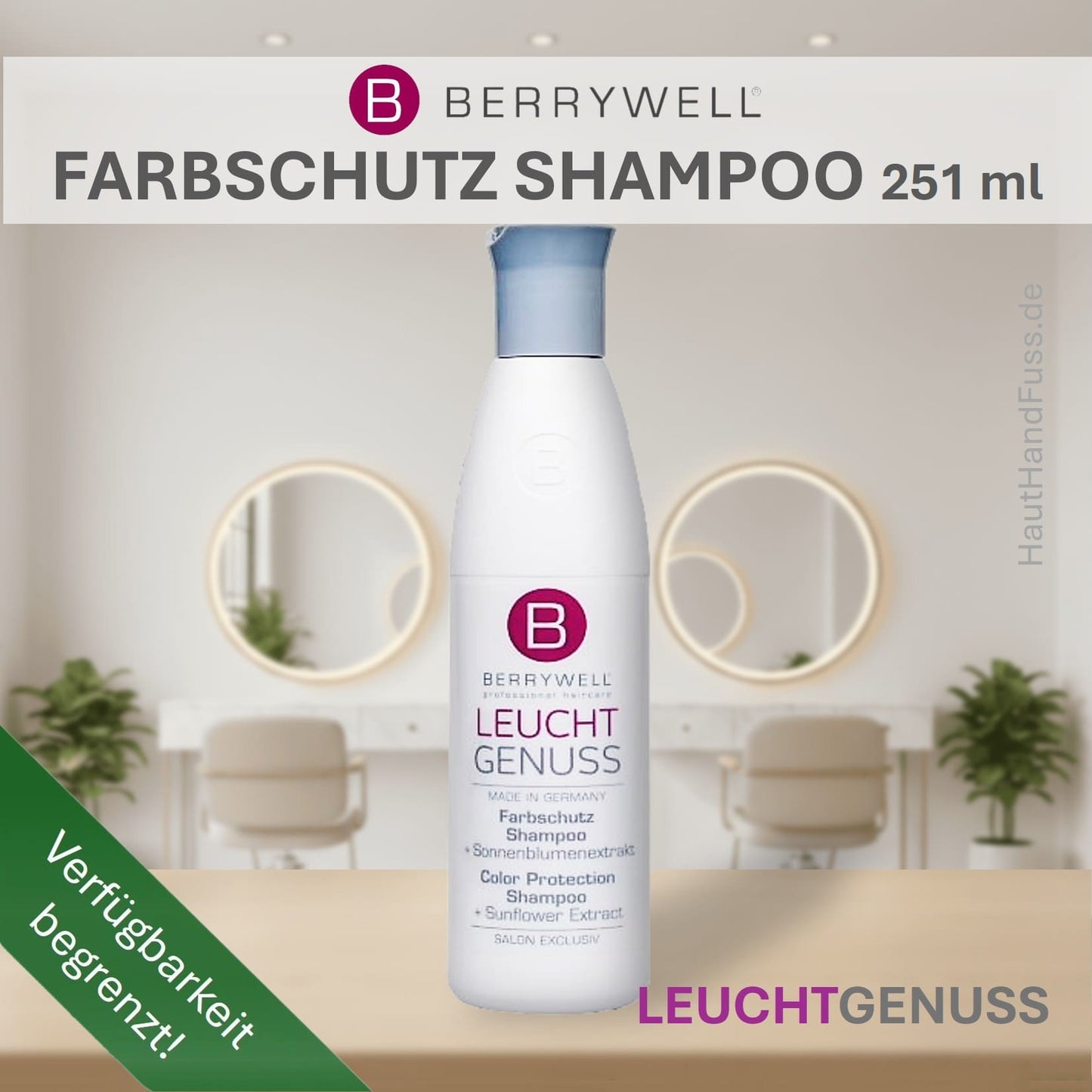 Berrywell Leuchtgenuss Farbschutz Shampoo 251 ml bei HautHandFuss.de