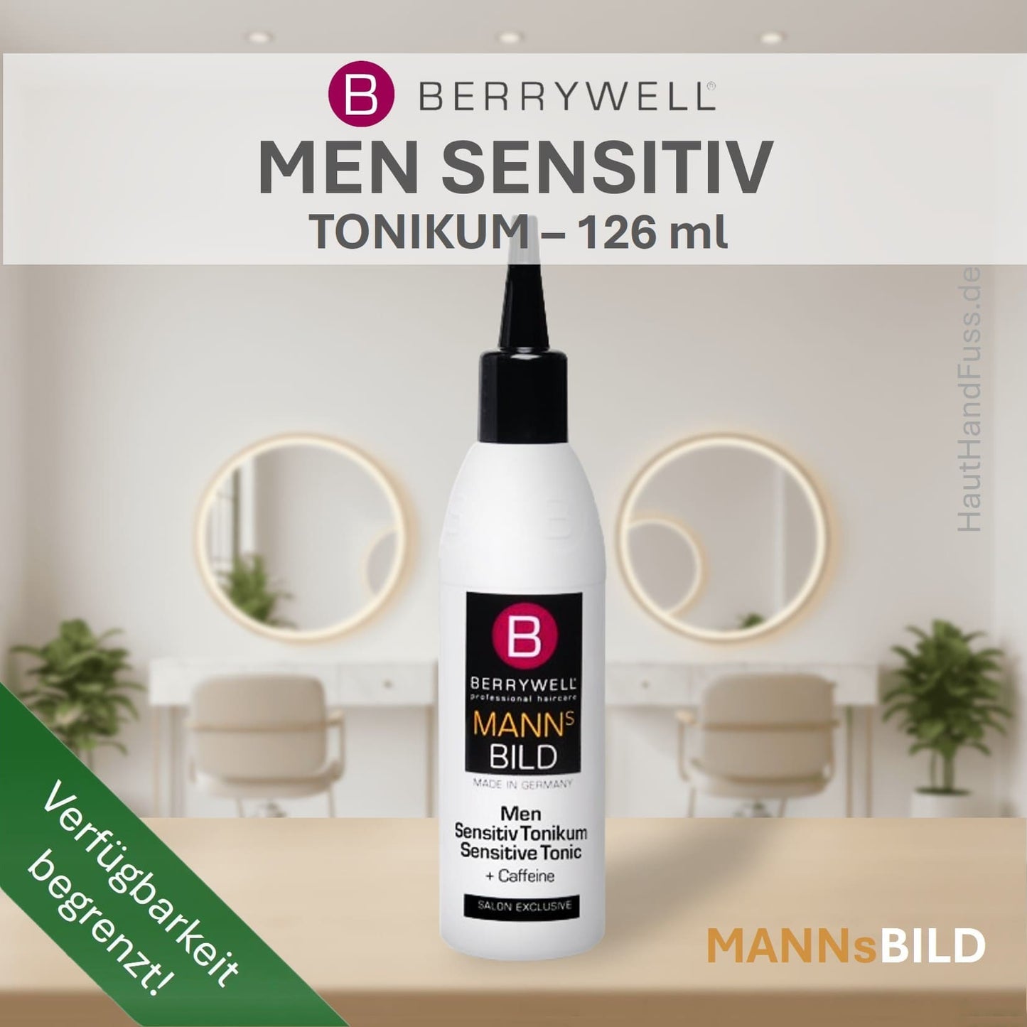 Berrywell MannsBild Sensitiv Tonikum 126 ml bei HautHandFuss.de