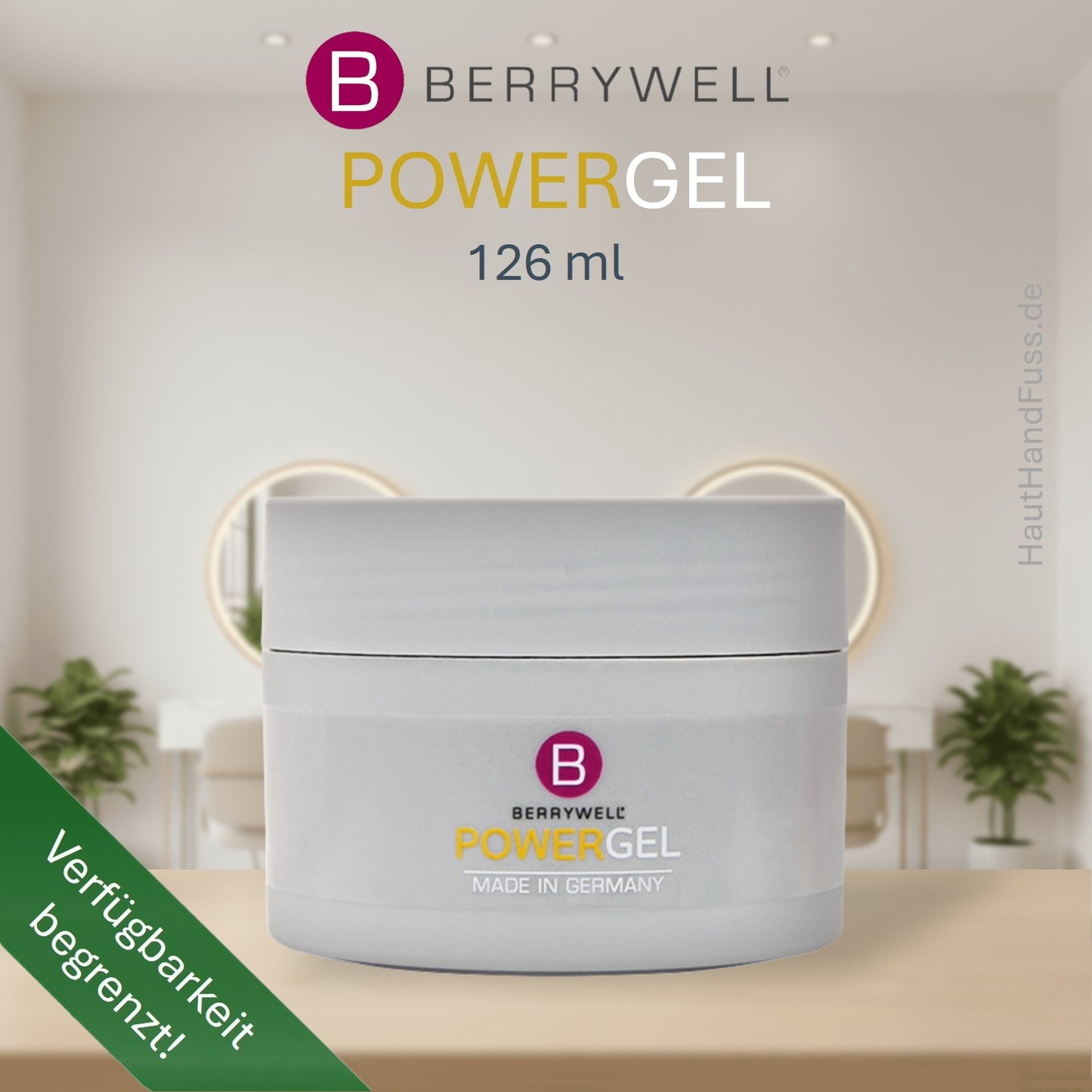 Berrywell extrastarkes PowerGel bei HautHandFuss.de