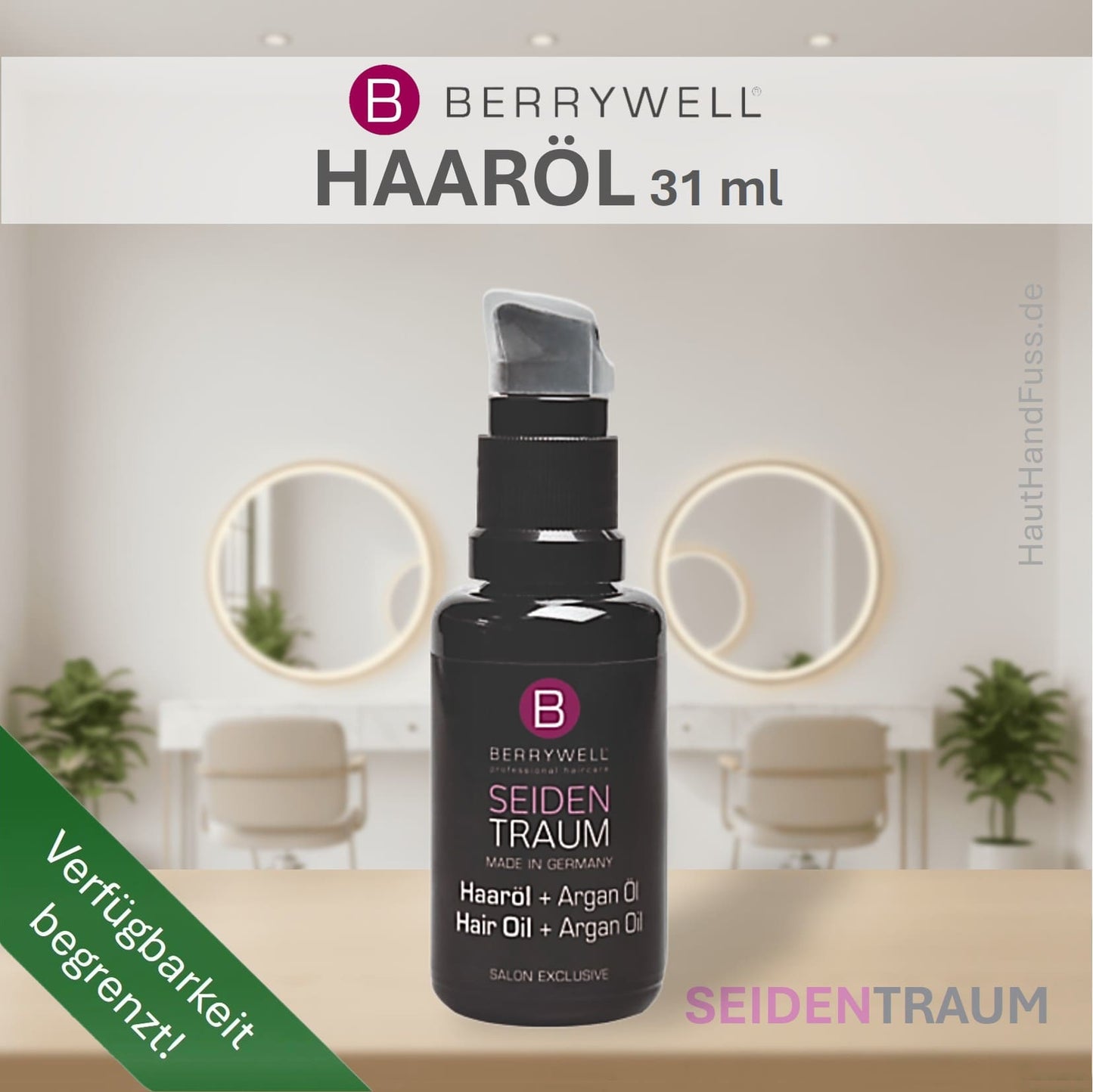 Berrywell Seidentraum Haaröl 31 ml bei HautHandFuss.de