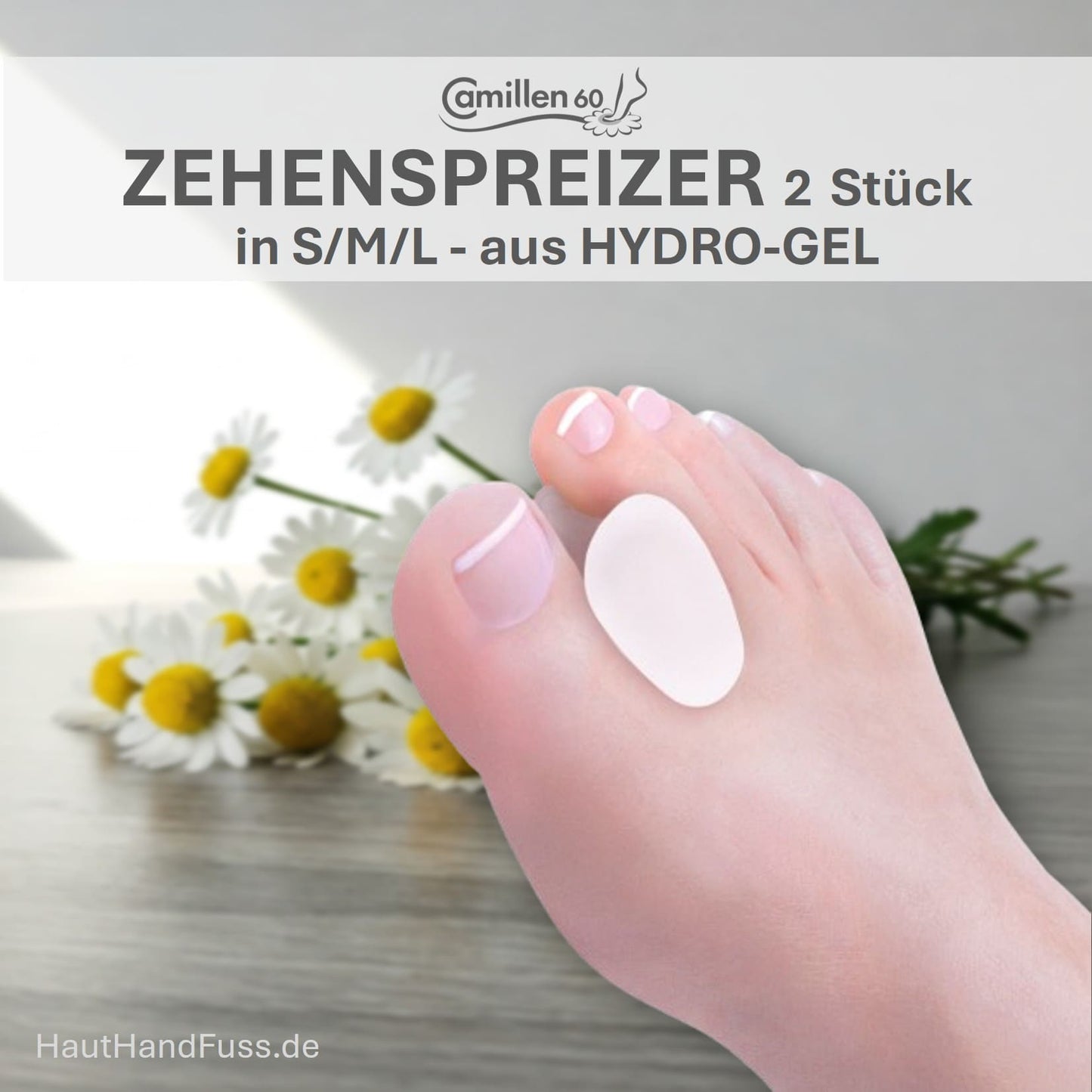 Camillen 60 Hydro-Gel Zehenspreizer - 2 Stück bei HautHandFuss.de