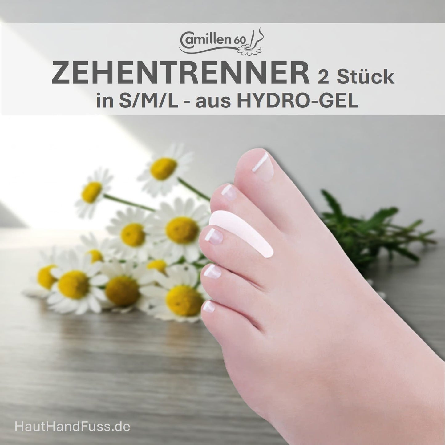 Camillen 60 Hydro-Gel Zehentrenner - 2 Stück bei HautHandFuss.de
