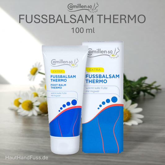 Camillen 60 Fußbalsam Thermo 100 ml bei kalten Füßen bei HautHandFuss.de
