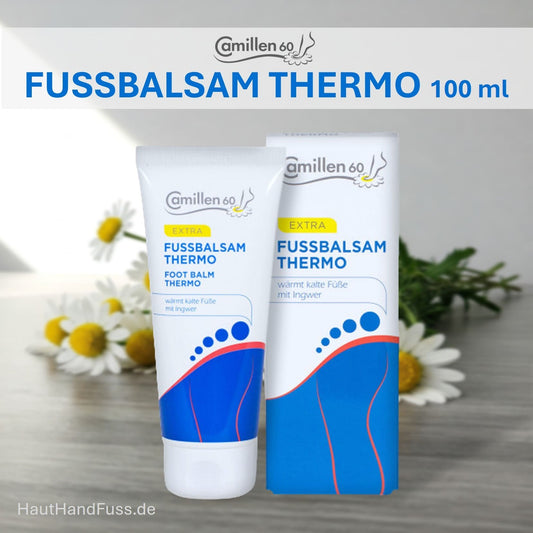 Camillen 60 Fußbalsam Thermo 100 ml bei kalten Füßen bei HautHandFuss.de