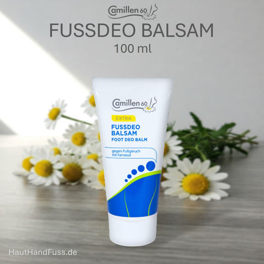 Camillen 60 Fußdeo Balsam 100 ml bei Schwitzfüßen bei HautHandFuss.de