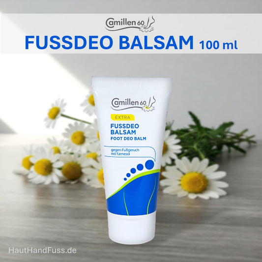 Camillen 60 Fußdeo Balsam 100 ml bei Schwitzfüßen bei HautHandFuss.de
