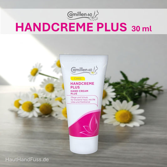 Camillen 60 Handcreme Plus 30 ml für geschmeidige Hände mit 5% Urea bei HautHandFuss.de