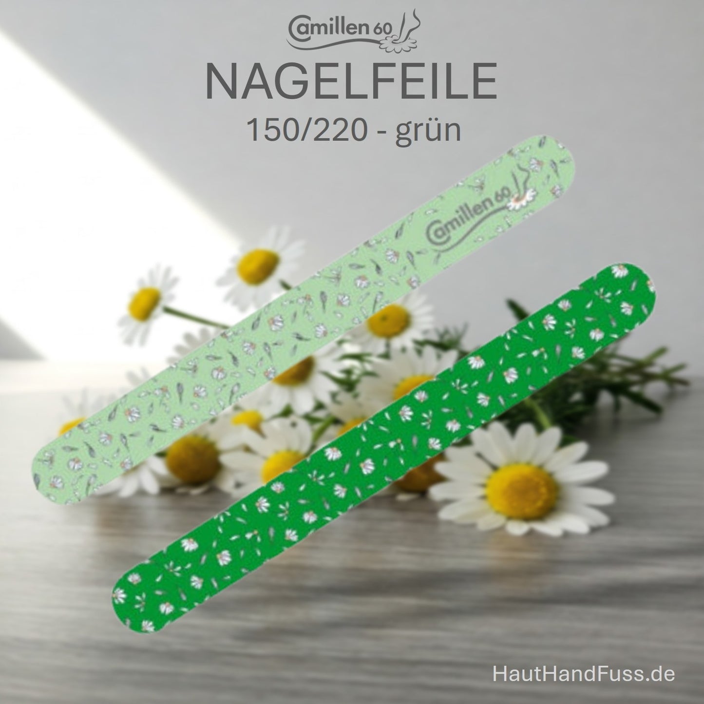 Nagelfeile 150/220 in grün von Camillen 60 bei HautHandFuss.de