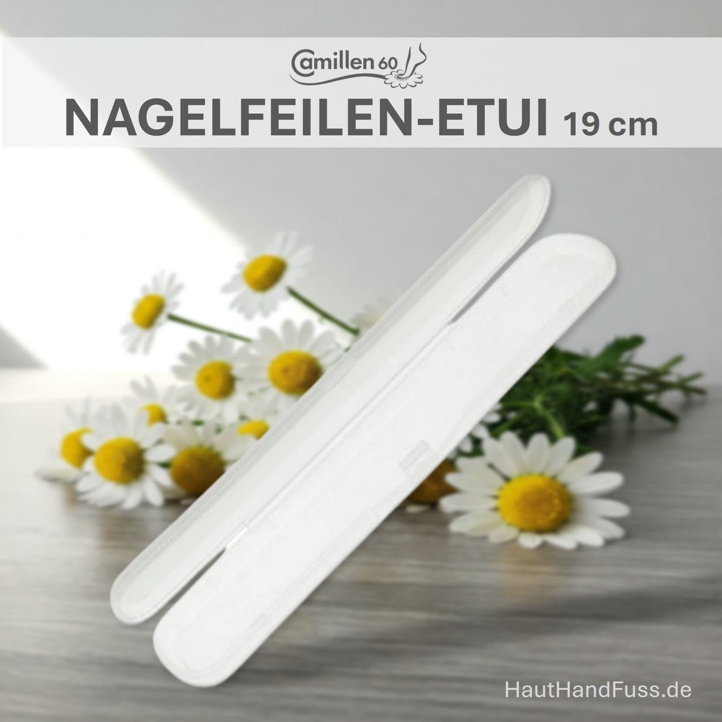 Nagelfeilen-Etui 19cm für alle geraden Nagelfeilen bei HautHandFuss.de