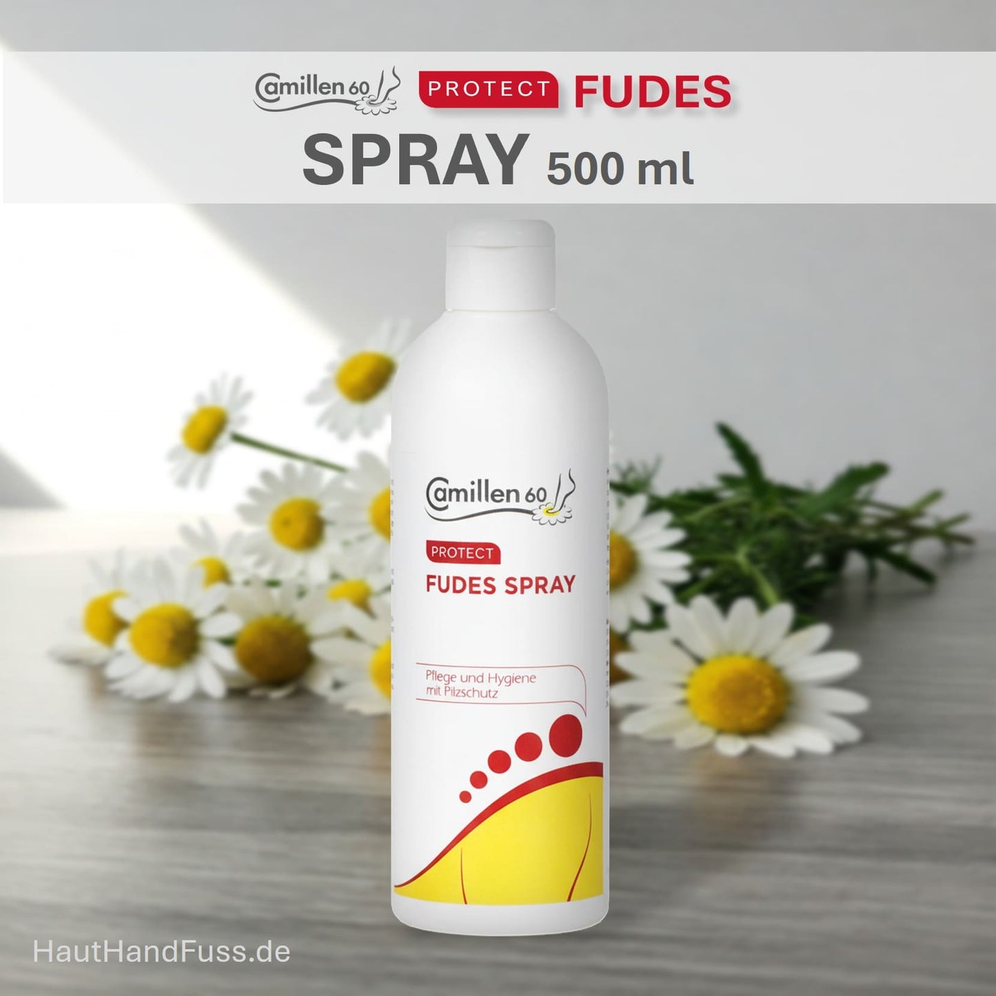 PROTECT FUDES by Camillen 60 Spray 500 ml Pilzschutz für Haut und Schuhe bei HautHandFuss.de