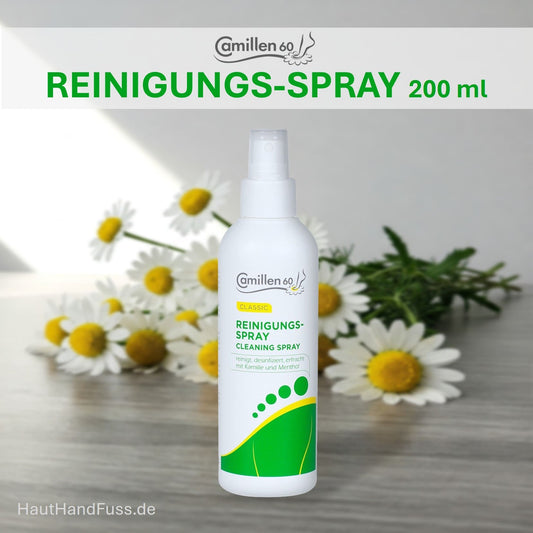 Camillen 60 Fuß-Reinigungsspray 200 ml "Fußbad-to-go-ohne-Wasser" bei HautHandFuss.de