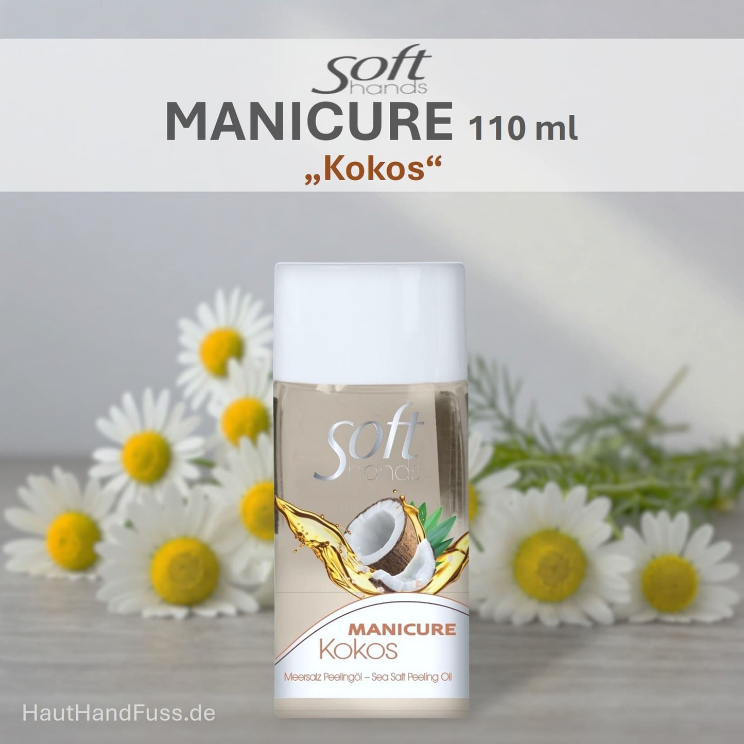 SOFT HANDS Manicure Handpeeling KOKOS mit Meersalz 110 ml bei HautHandFuss.de