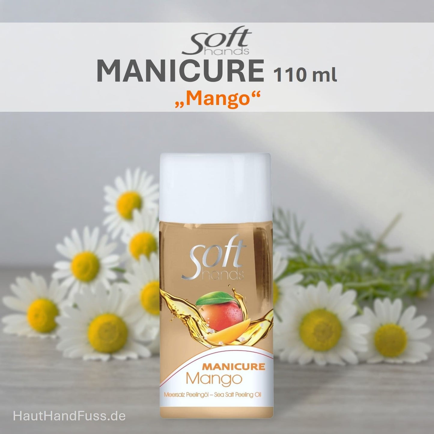 SOFT HANDS Manicure Handpeeling MANGO mit Meersalz 110 ml bei HautHandFuss.de