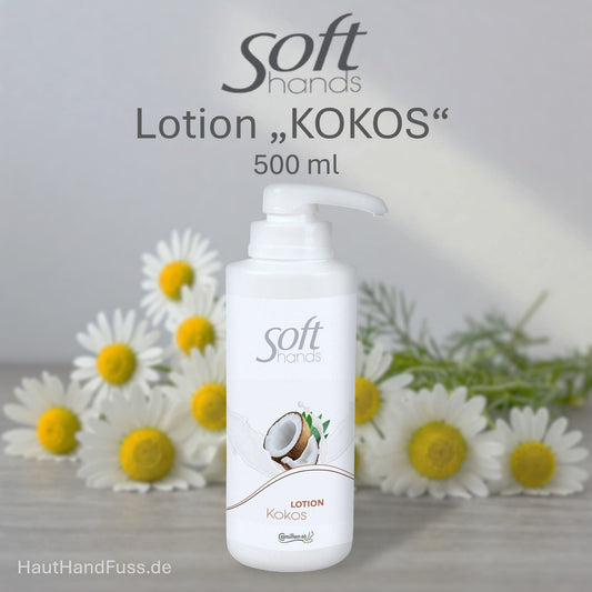 SOFT HANDS by Camillen 60 Lotion KOKOS 500 ml duftige Handpflege bei HautHandFuss.de