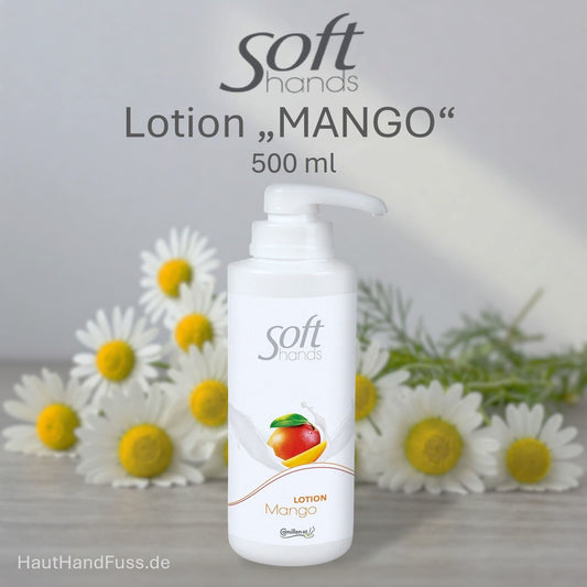 SOFT HANDS by Camillen 60 Lotion MANGO 500 ml duftige Handpflege bei HautHandFuss.de