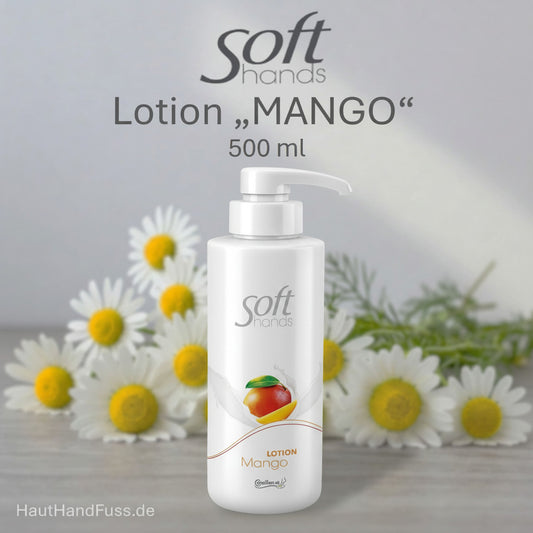 SOFT HANDS by Camillen 60 Lotion MANGO 500 ml duftige Handpflege bei HautHandFuss.de