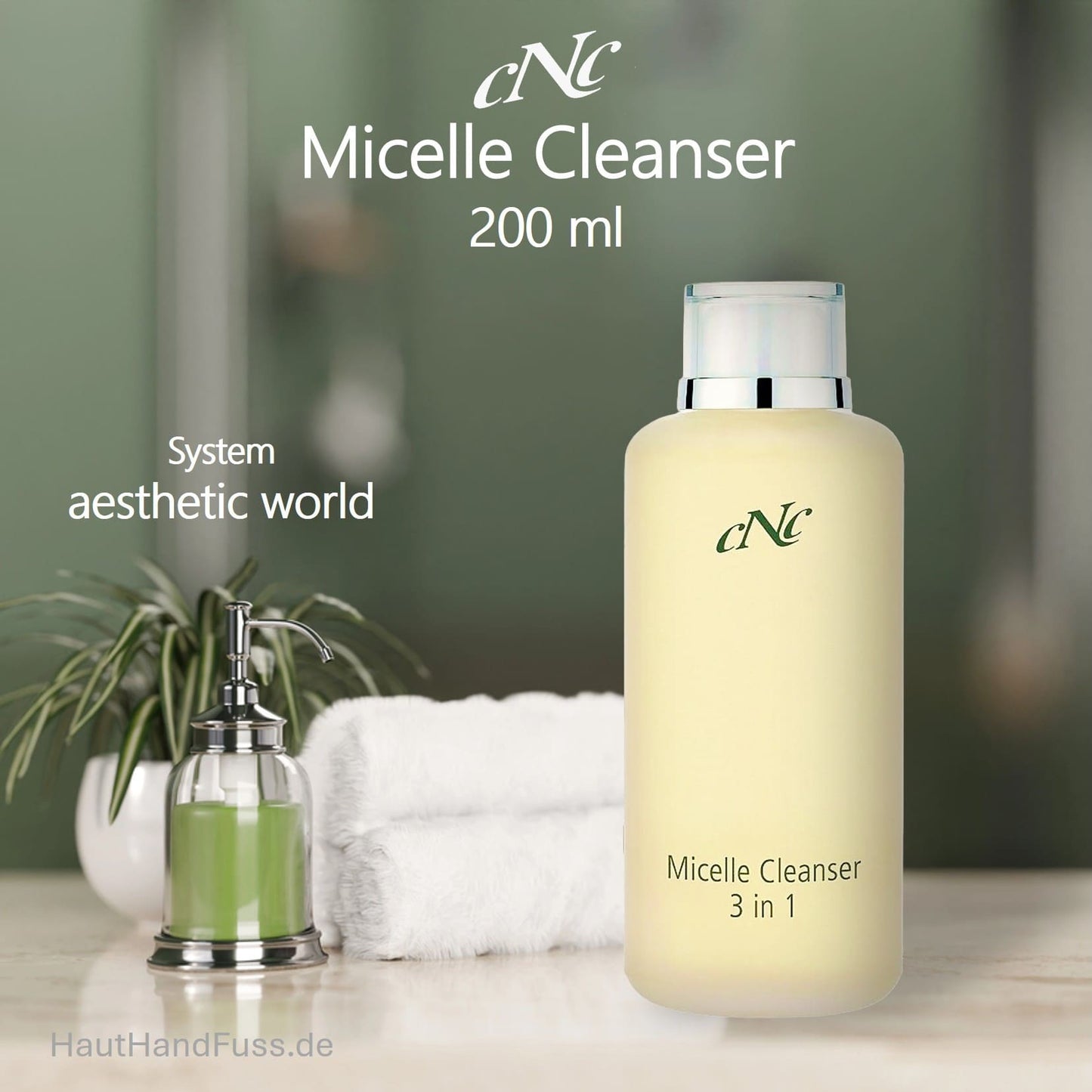 CNC aesthetic world Micelle Cleanser 200 ml bei HautHandFuss.de