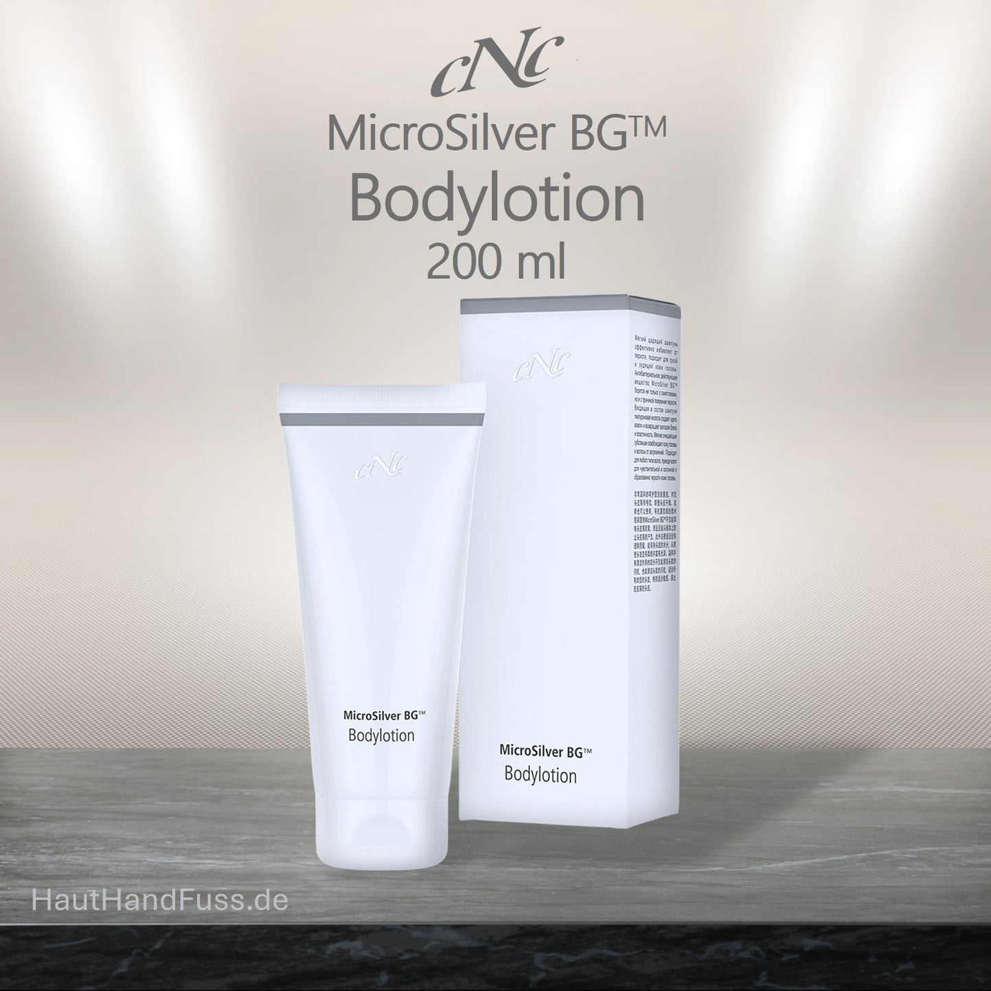 CNC MicroSilver Body Lotion 200 ml bei juckender, zu Rötungen neigender Haut bei HautHandFuss.de