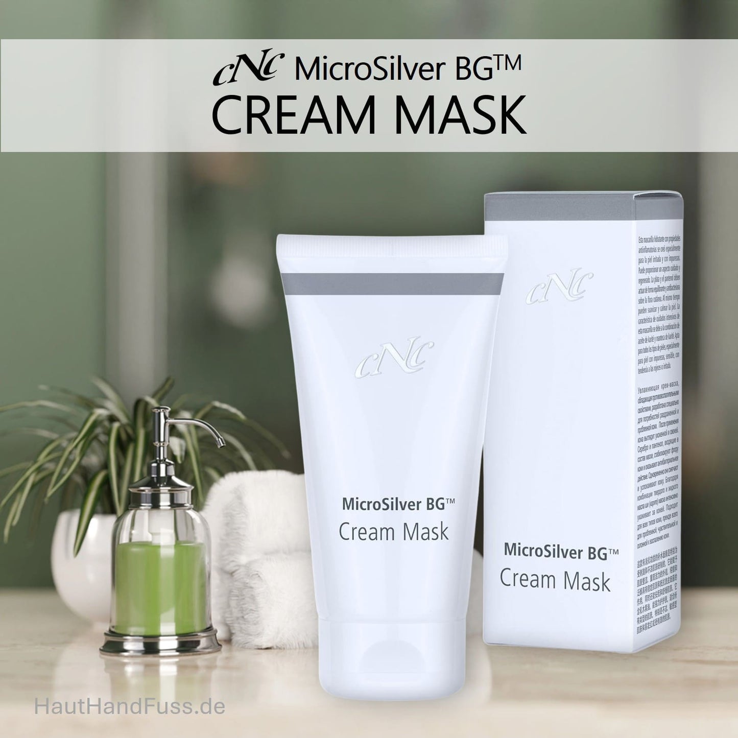 CNC MicroSilver Cream Mask feuchtigkeitsspendende Maske für unreine Haut bei HautHandFuss.de
