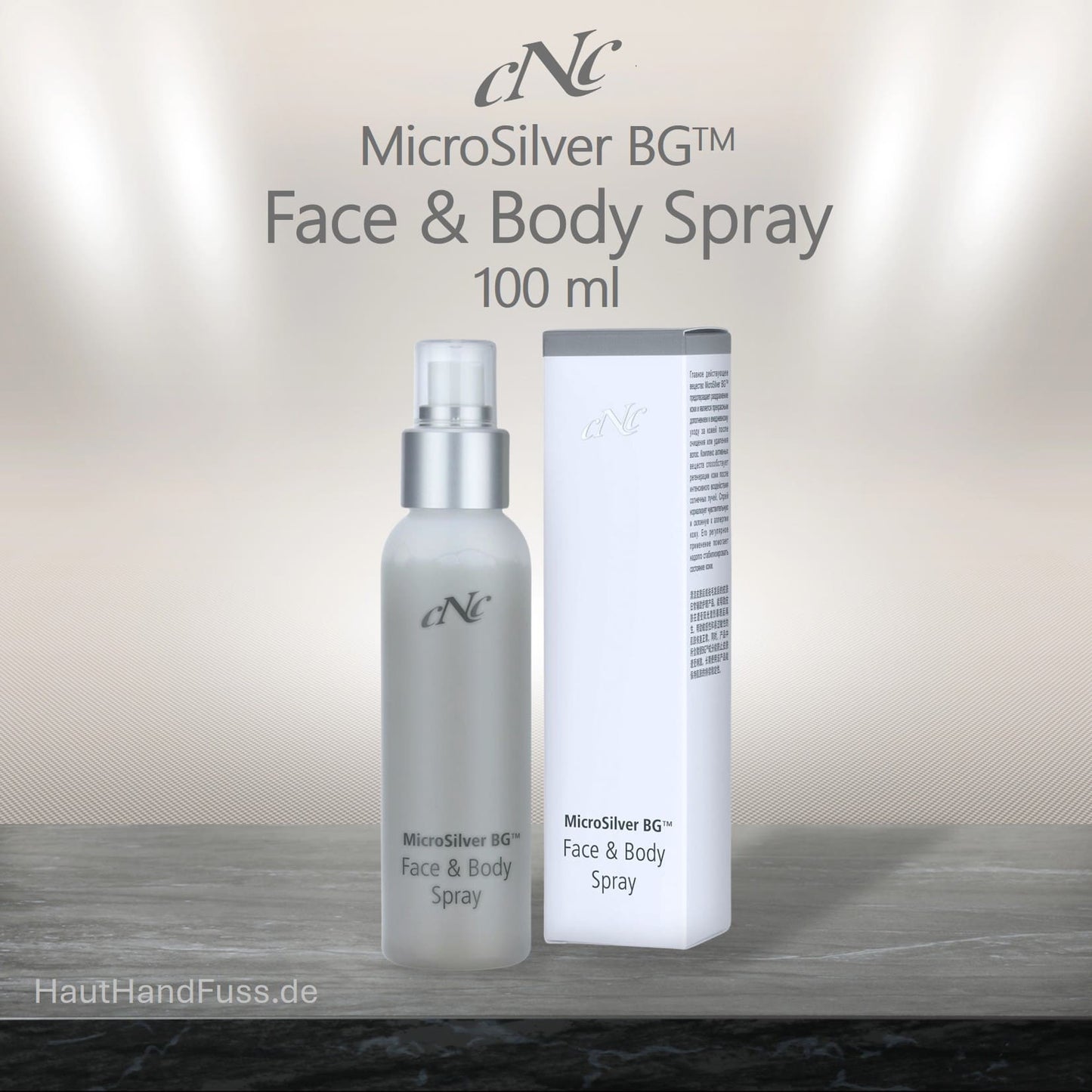 CNC Face & Body Spray 100 ml (Silberspray) bei Hautirritationen bei HautHandFuss.de