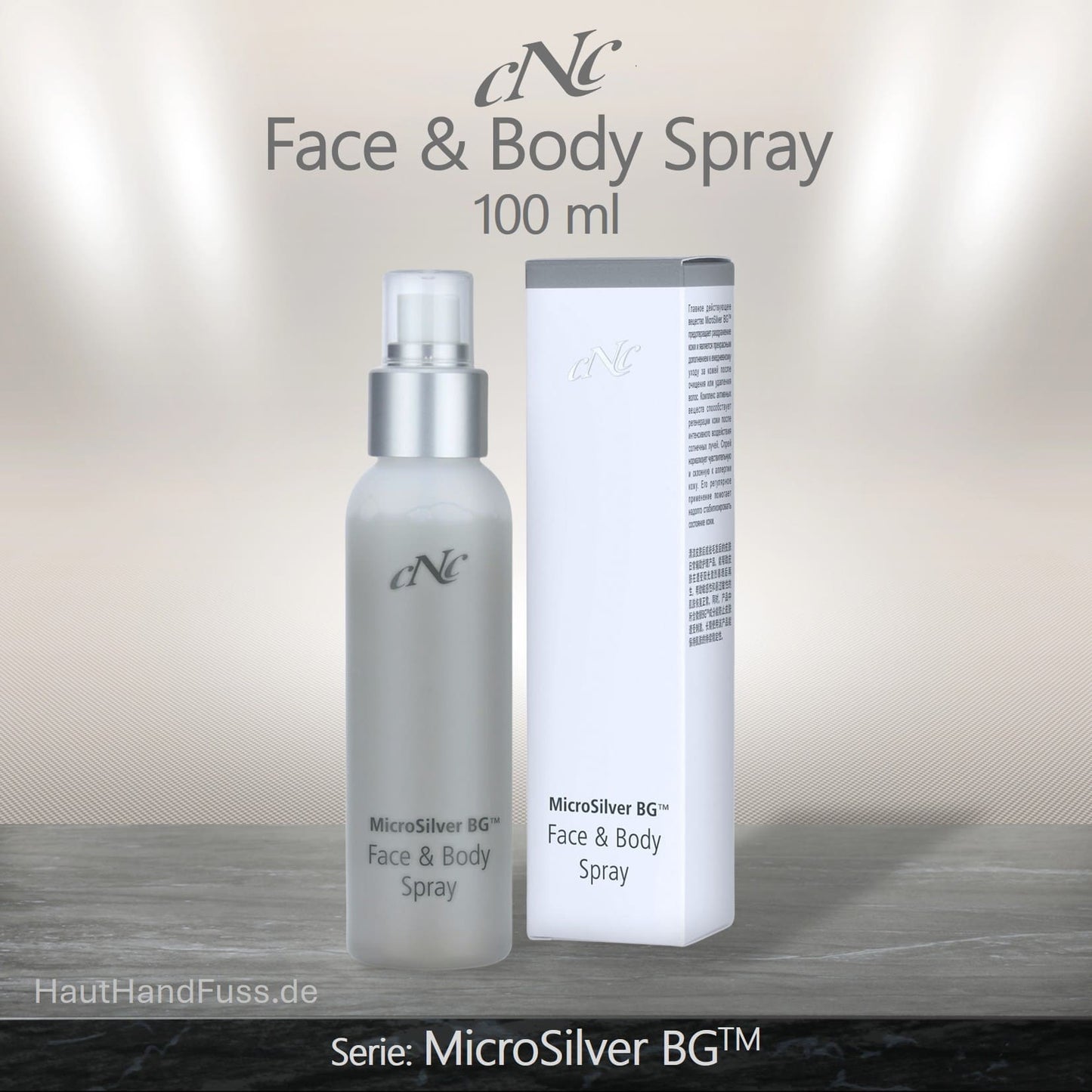 CNC Face & Body Spray 100 ml (Silberspray) bei Hautirritationen bei HautHandFuss.de