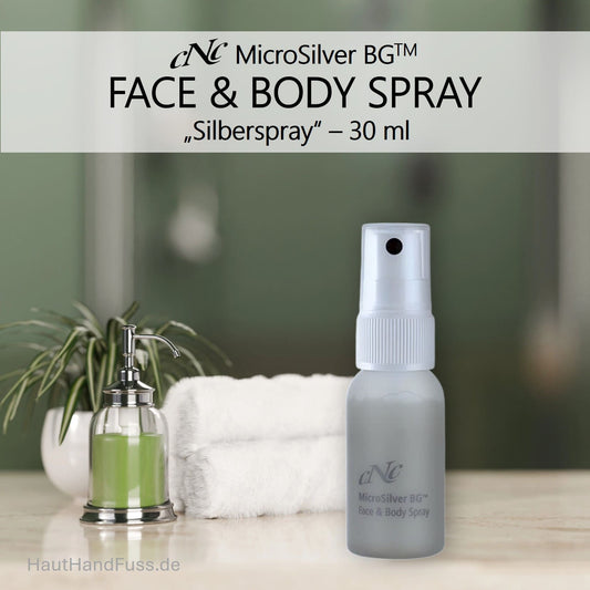 CNC Face & Body Spray 30 ml (Silberspray) bei Hautirritationen bei HautHandFuss.de