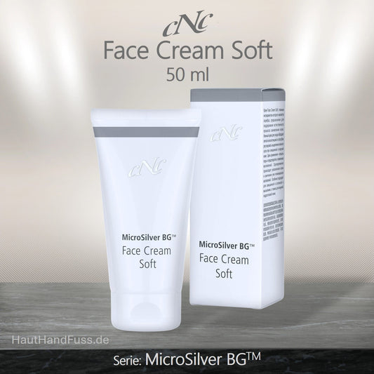 CNC MicroSilver Face Cream Soft 100 ml talgreduzierende Gesichtscreme für fettige Haut bei HautHandFuss.de
