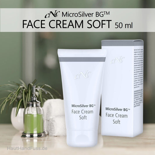 CNC MicroSilver Face Cream Soft 50 ml talgreduzierende Gesichtscreme für fettige Haut bei HautHandFuss.de