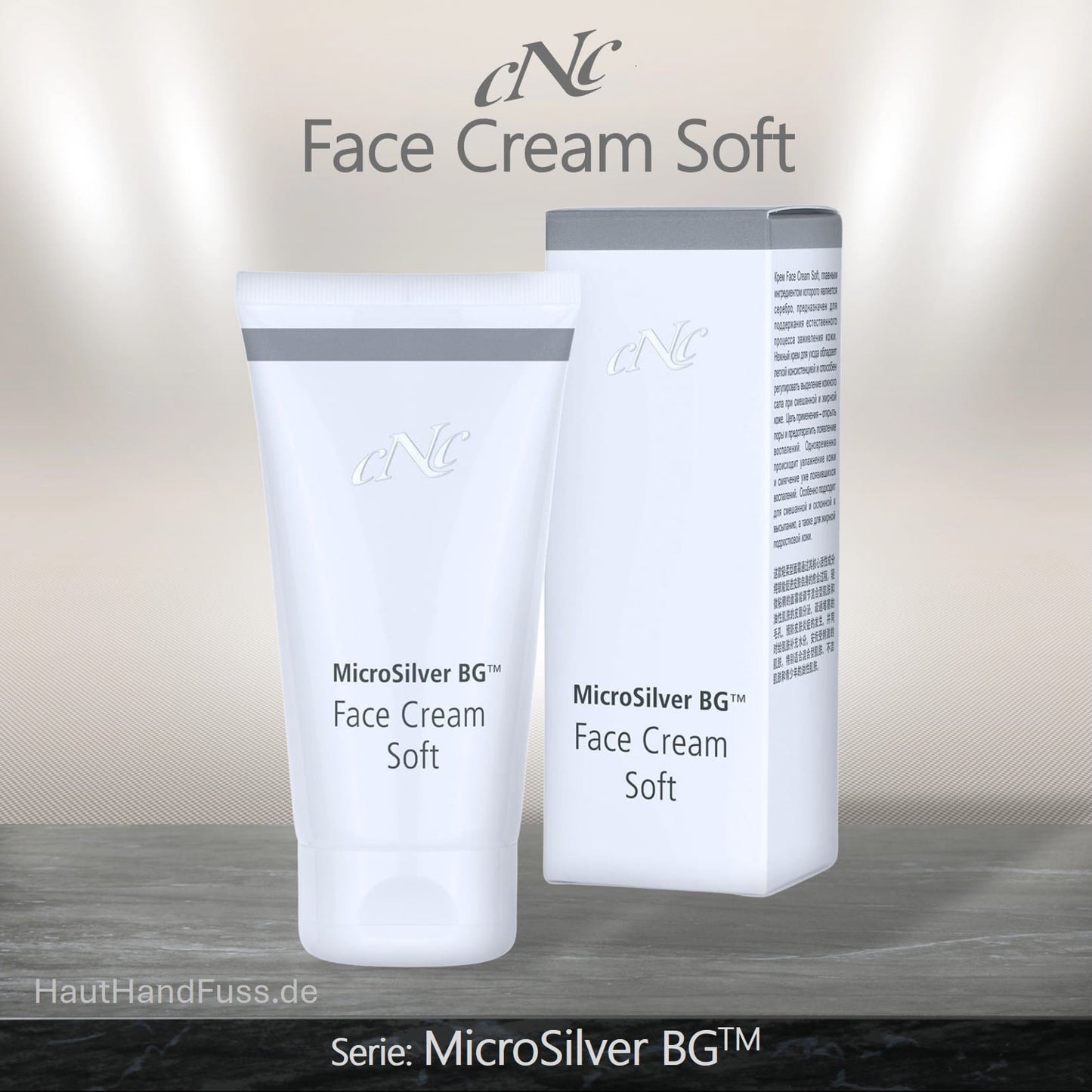 CNC MicroSilver Face Cream Soft talgreduzierende Gesichtscreme für fettige Haut bei HautHandFuss.de