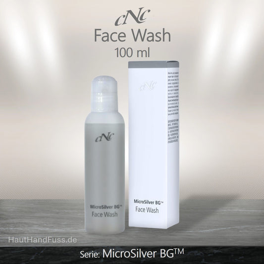 CNC MicroSilver Face Wash 100 ml mildes antibakterielles Gesichtsreinigungsgel bei HautHandFuss.de