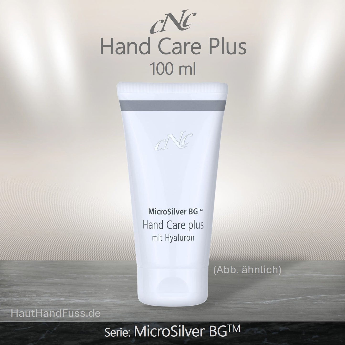 CNC MicroSilver Hand Care Plus 100 ml desinfizierende Handcreme mit 48h-Langzeitschutz bei HautHandFuss.de