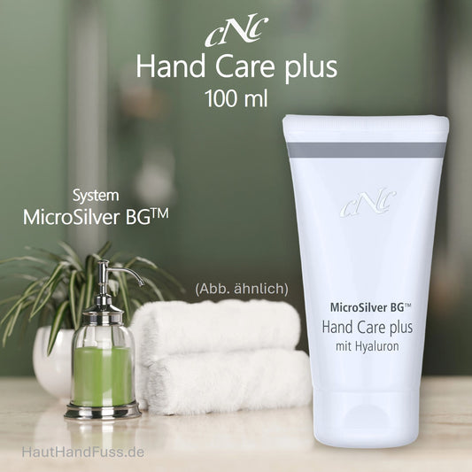 CNC MicroSilver Hand Care Plus 100 ml desinfizierende Handcreme mit 48h-Langzeitschutz bei HautHandFuss.de