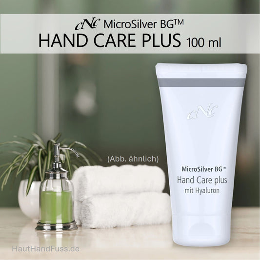 CNC MicroSilver Hand Care Plus 100 ml desinfizierende Handcreme mit 48h-Langzeitschutz bei HautHandFuss.de