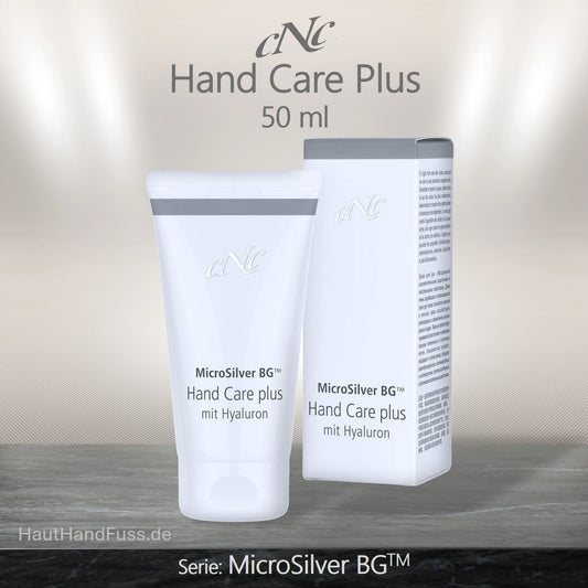 CNC MicroSilver Hand Care Plus 50 ml desinfizierende Handcreme mit 48h-Langzeitschutz bei HautHandFuss.de