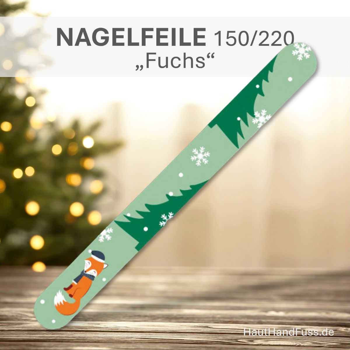 Camillen 60 Weihnachts-Nagelfeile FUCHS bei HautHandFuss.de