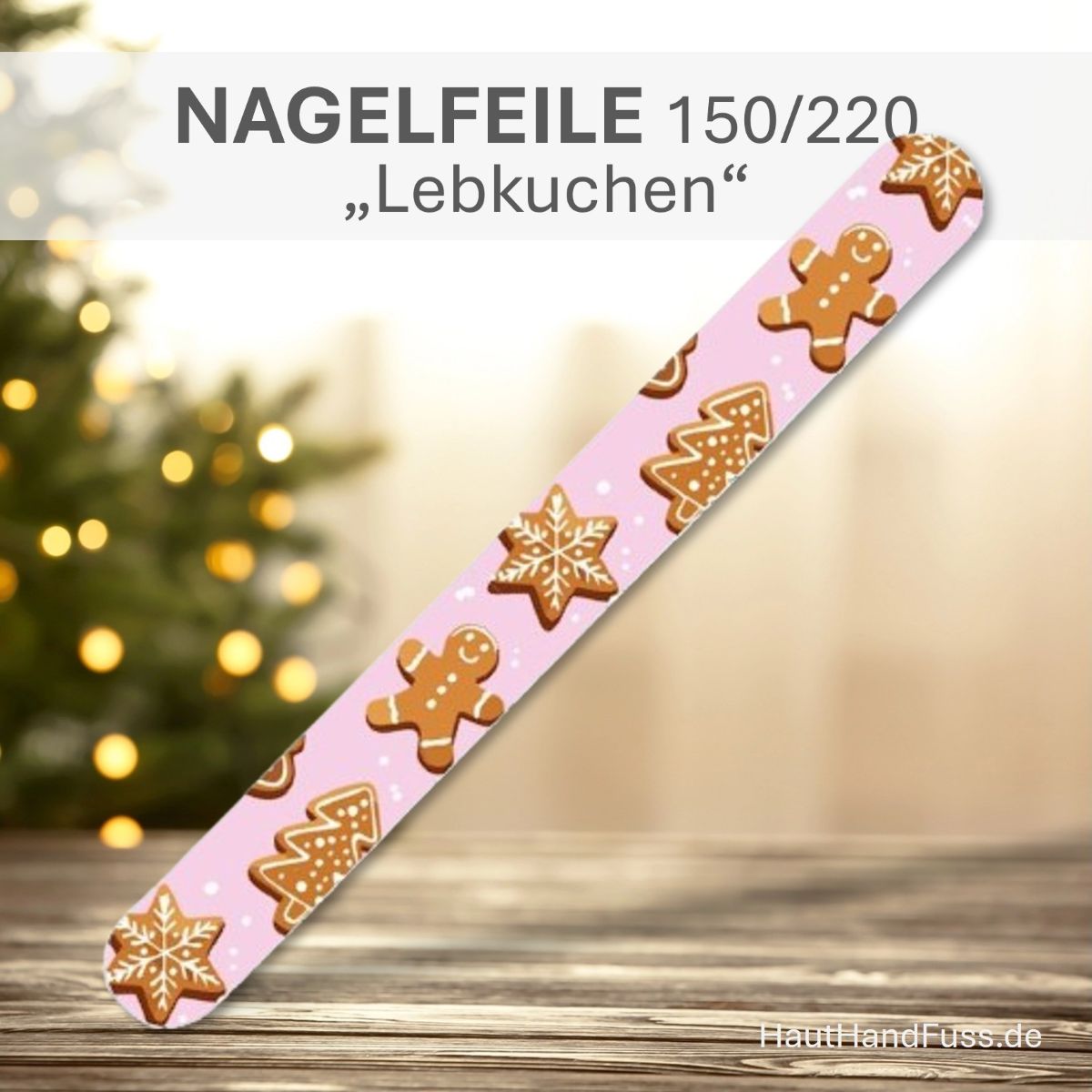 Camillen 60 Weihnachts-Nagelfeile LEBKUCHEN bei HautHandFuss.de