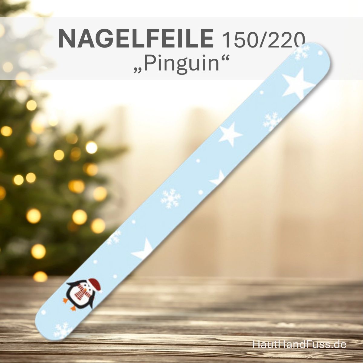 Camillen 60 Weihnachts-Nagelfeile PINGUIN bei HautHandFuss.de
