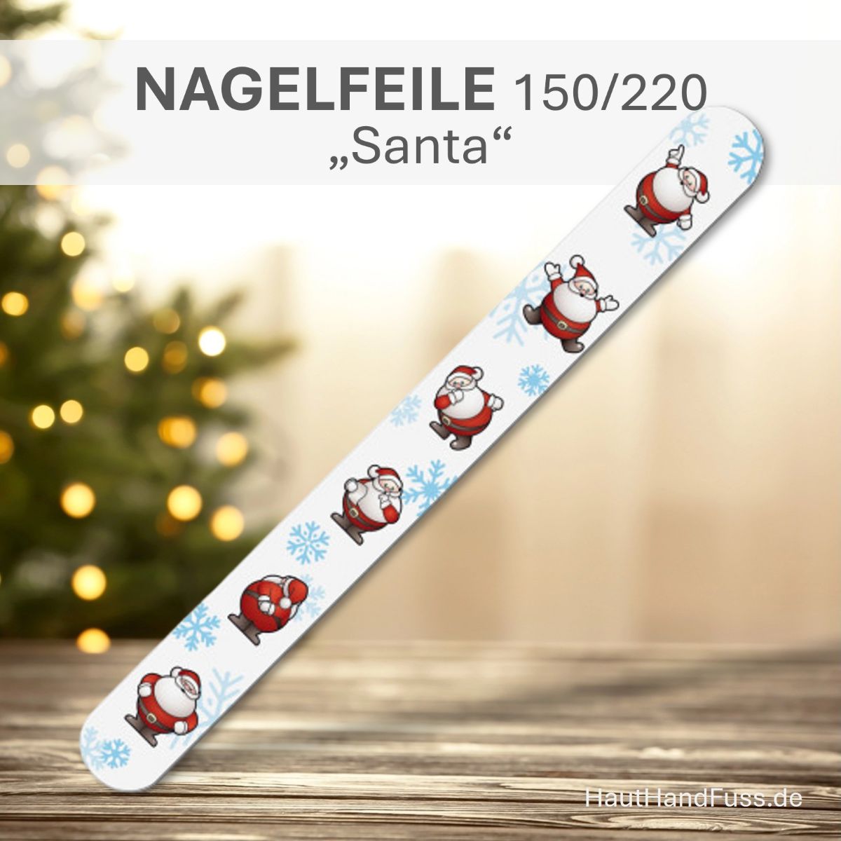 Camillen 60 Weihnachts-Nagelfeile SANTA bei HautHandFuss.de
