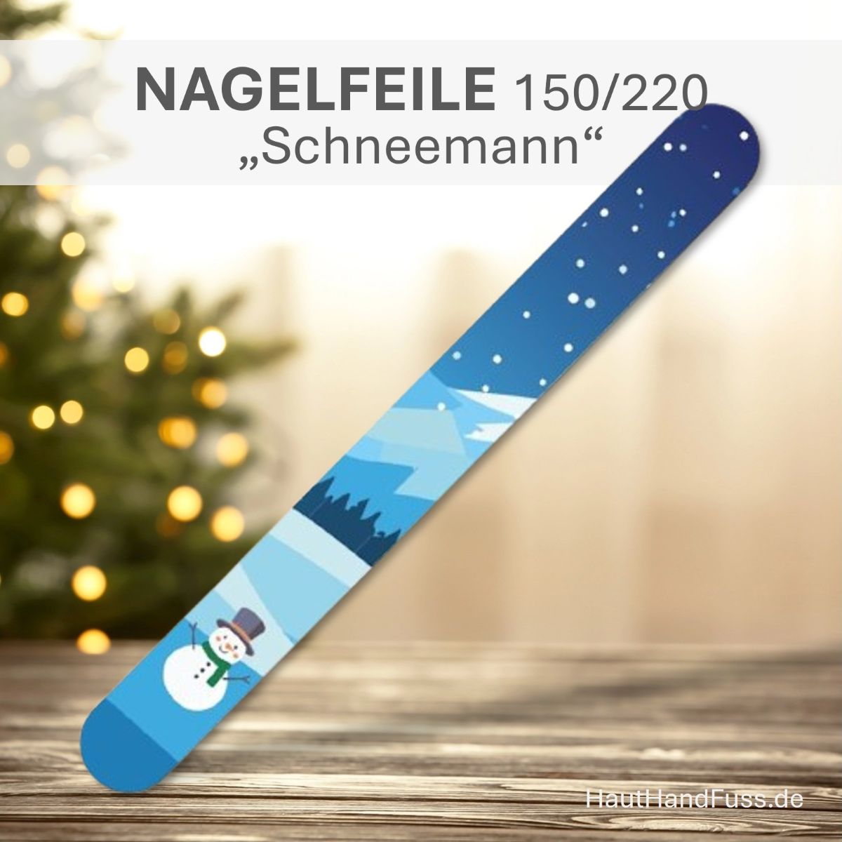 Camillen 60 Weihnachts-Nagelfeile SCHNEEMANN bei HautHandFuss.de