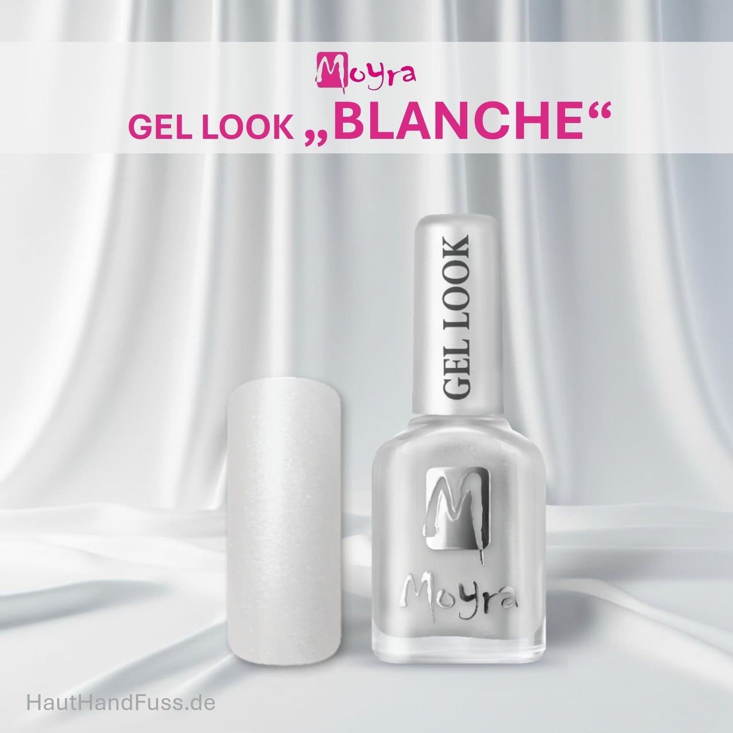 Moyra Gel Look Nagellack Blanche bei HautHandFuss.de