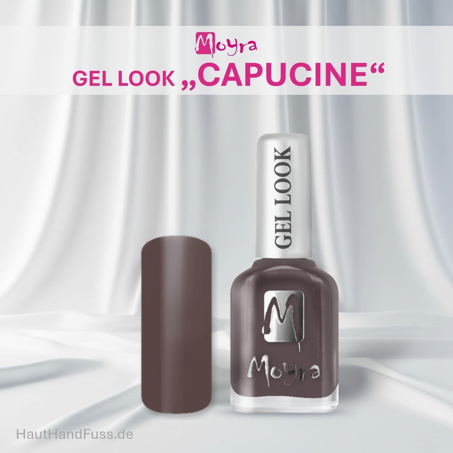 Moyra Gel Look Nagellack Capucine bei HautHandFuss.de