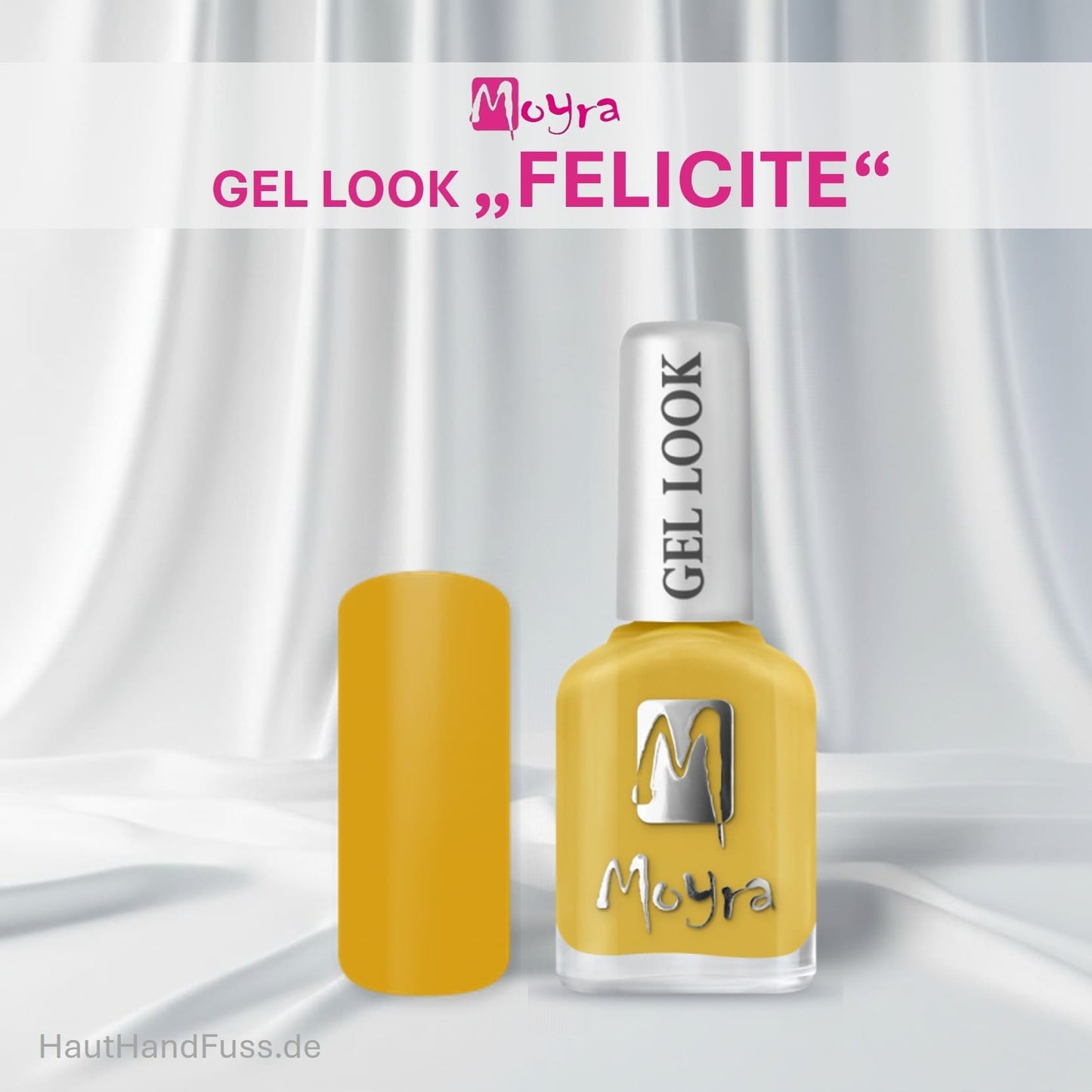 Moyra Gel Look Nagellack Felicite bei HautHandFuss.de