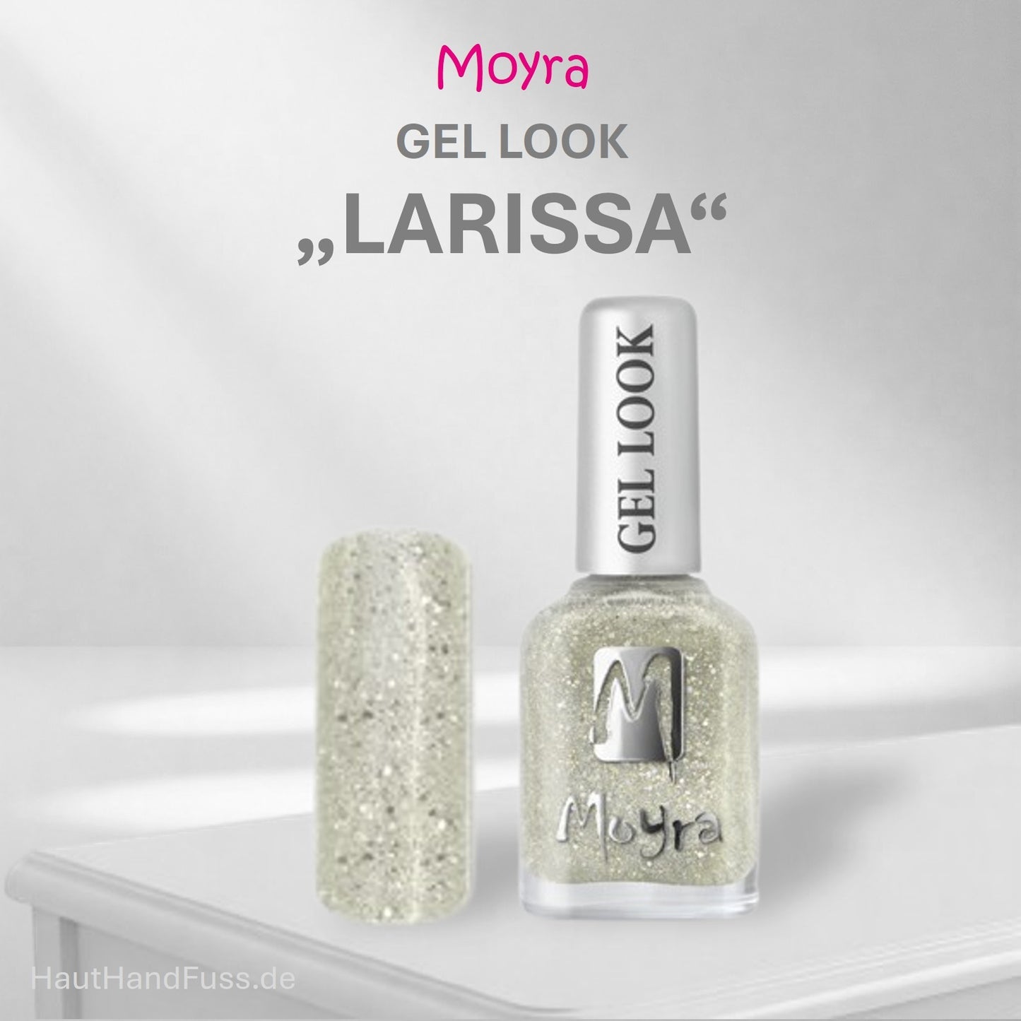 Moyra Gel Look Nagellack Larissa bei HautHandFuss.de