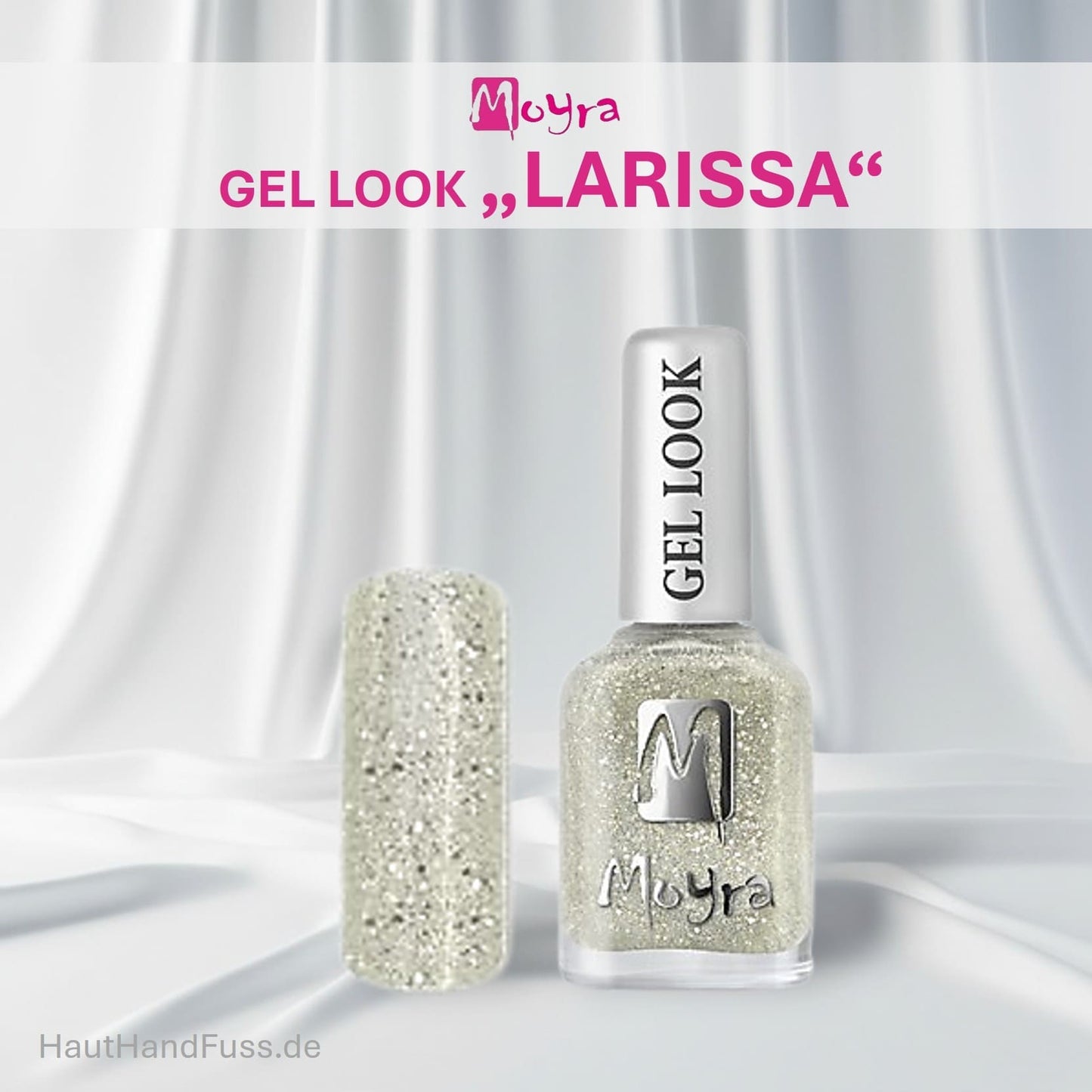 Moyra Gel Look Nagellack Larissa bei HautHandFuss.de