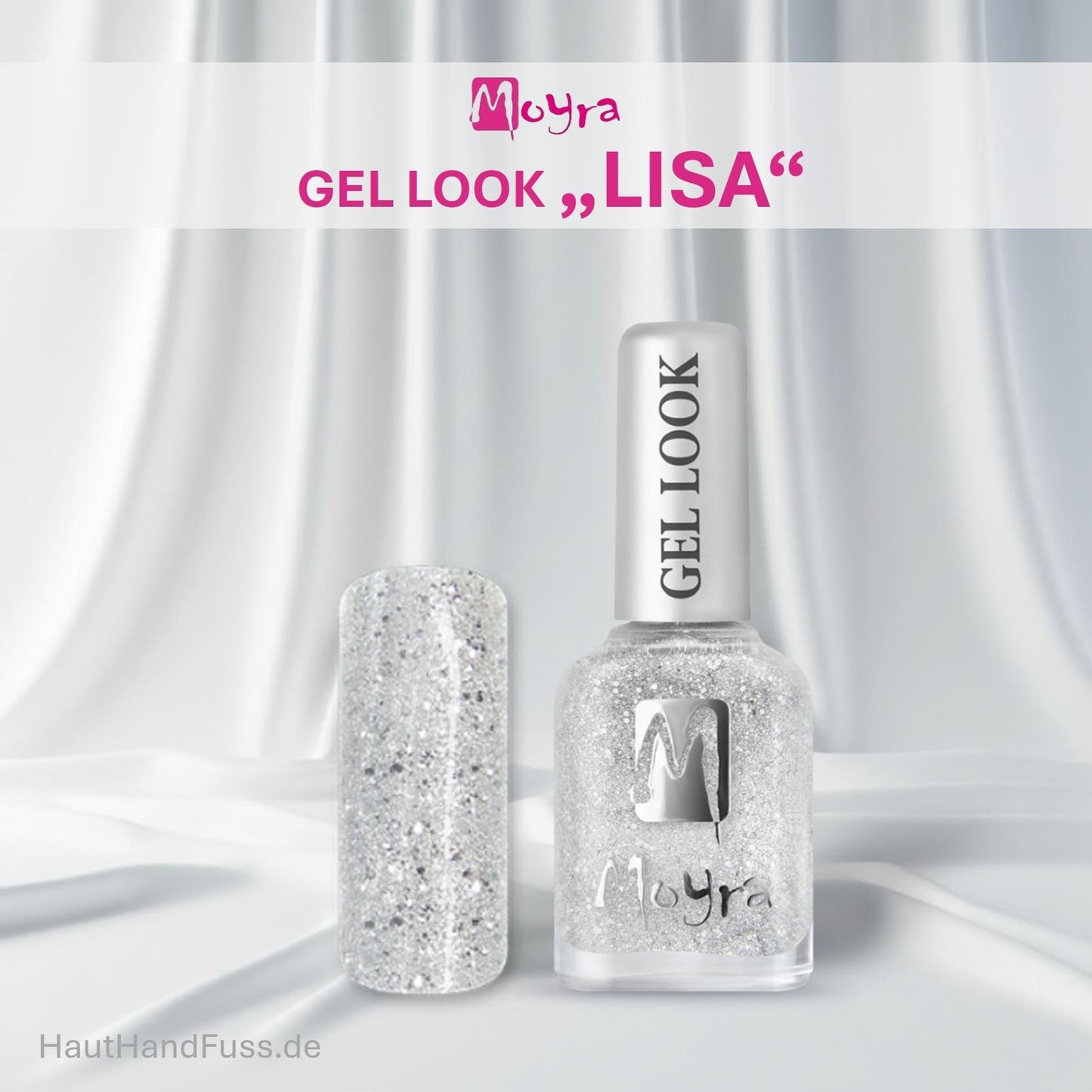 Moyra Gel Look Nagellack Lisa bei HautHandFuss.de