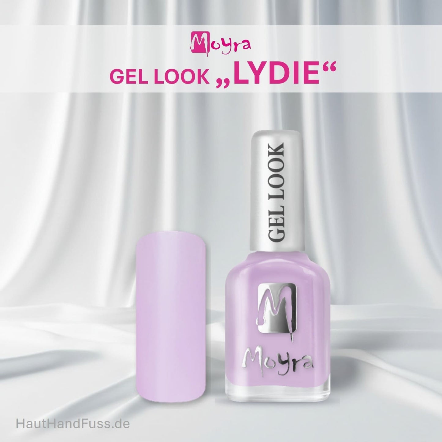 Moyra Gel Look Nagellack Lydie bei HautHandFuss.de