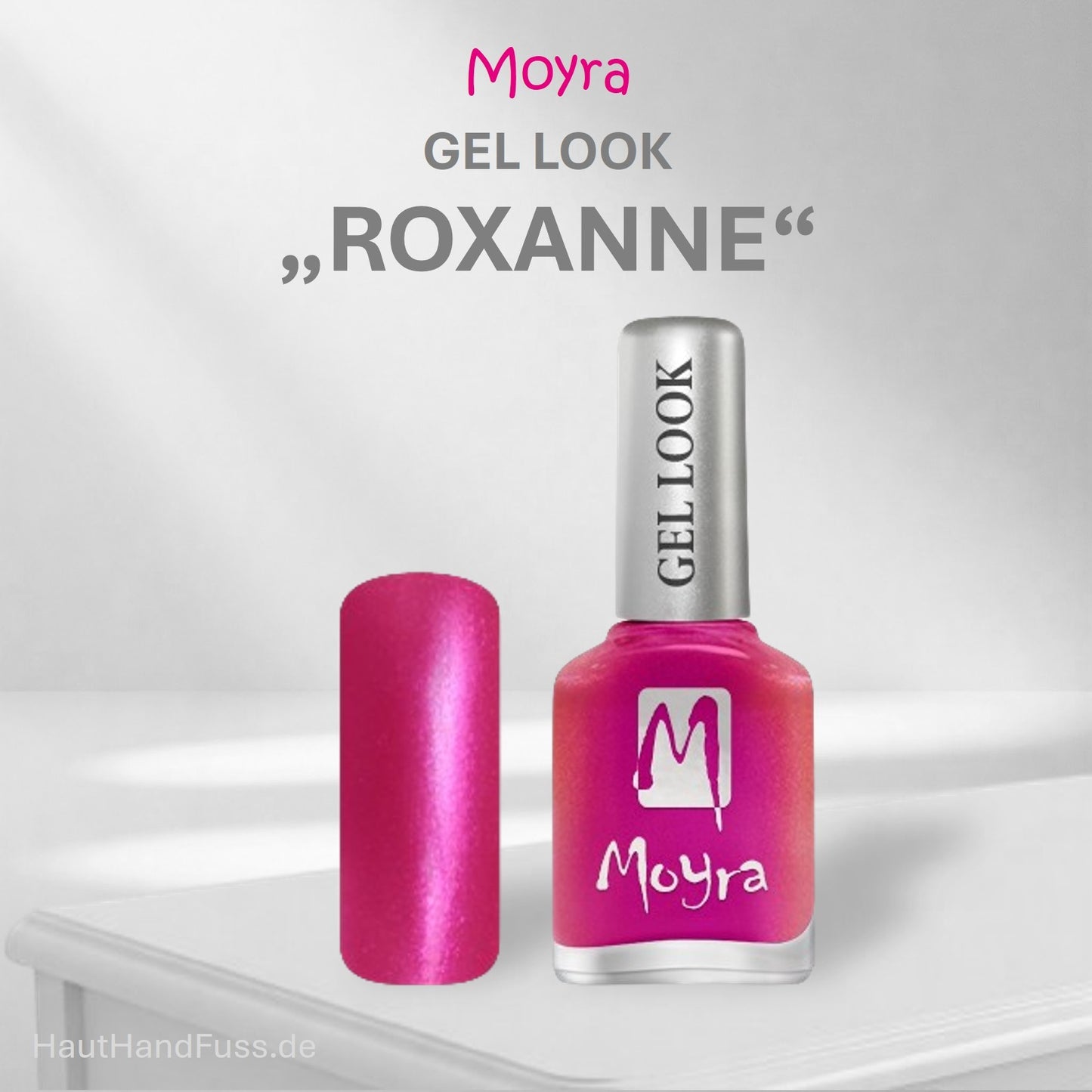 Moyra Gel Look Nagellack Roxanne bei HautHandFuss.de